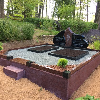 194 ģimenes kapu labiekārtošana