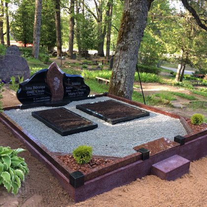 195 ģimenes kapu labiekārtošana