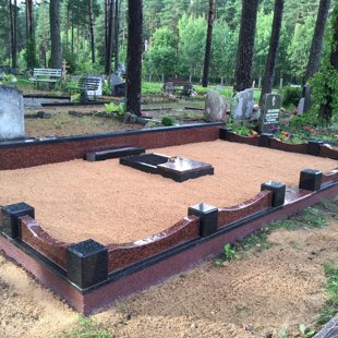 174 kapu vietas labiekārtošana